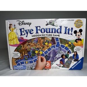 Disney Eye Found It Hidden Picture Game - Ages 4+ - Complete